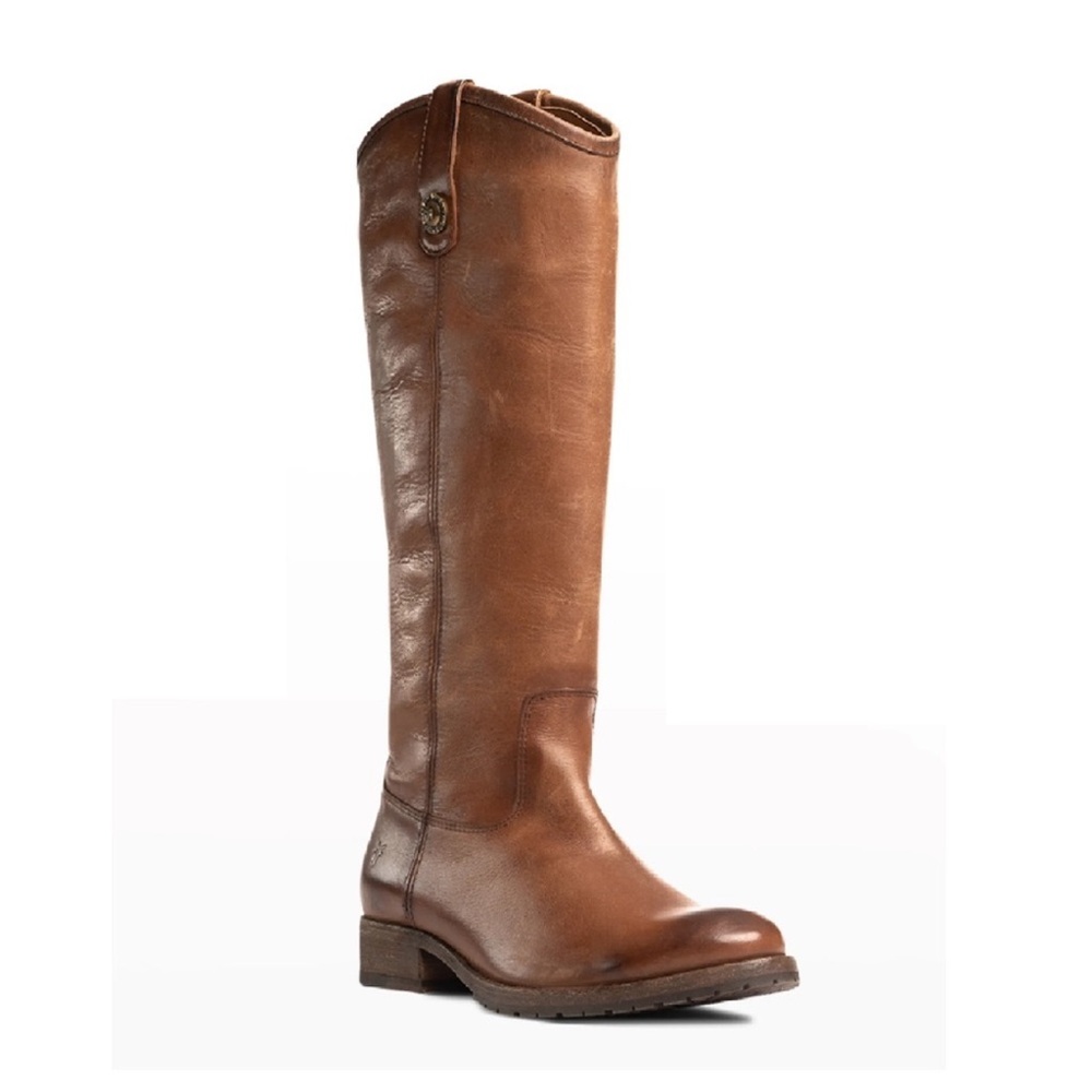 Frye Melissa Button Lug Sole Riding Boot